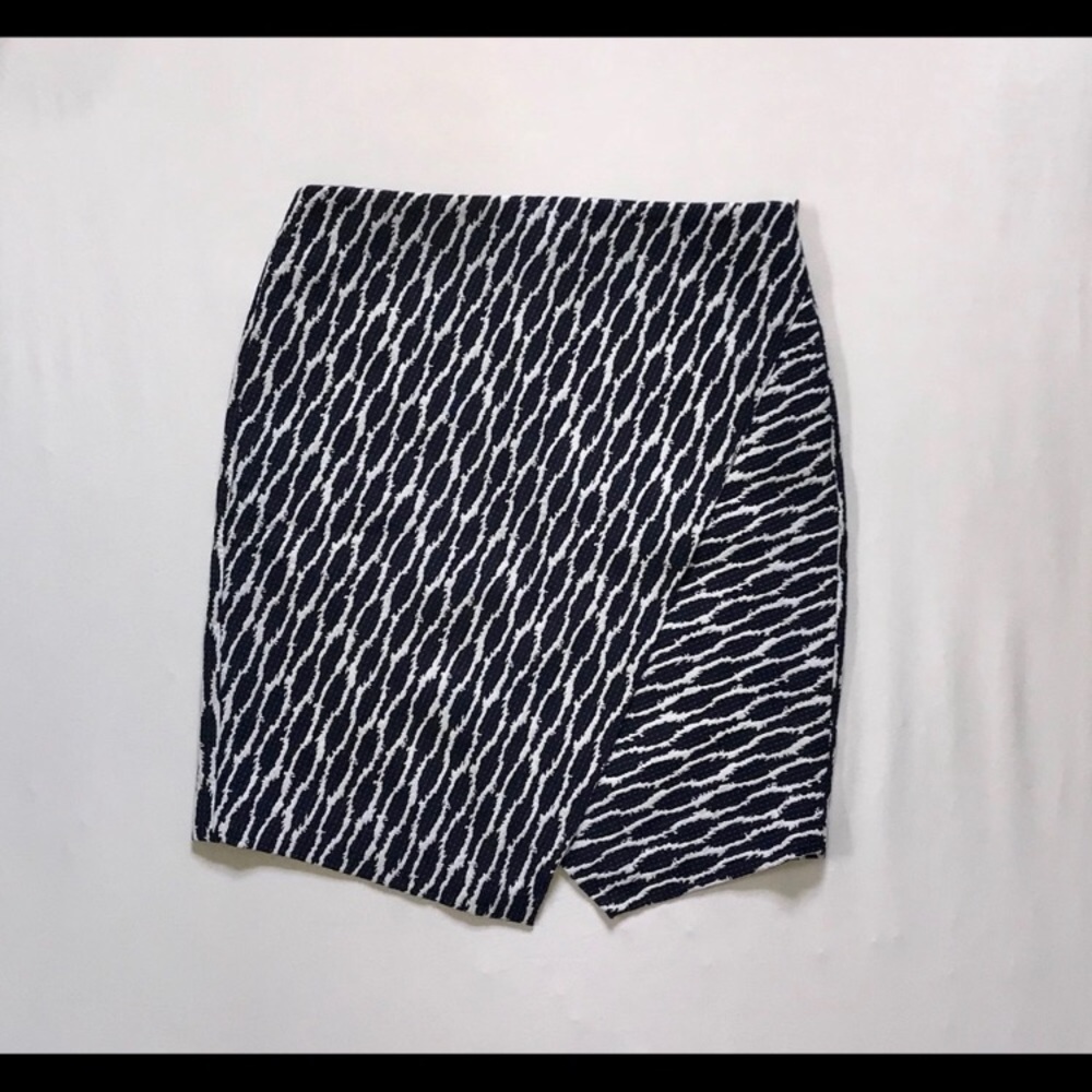 Loft Navy Office Skirt
